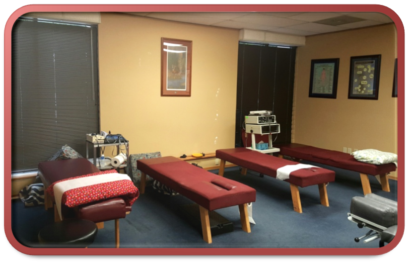 Main Treatment Room of the best chiropractor in Fremont